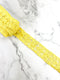 Yellow Floral Cotton Lace Trim 5 yards NLT00496